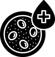 Blood Cells Glyph Icon vector