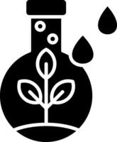Flask Glyph Icon vector