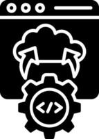 Deployment Glyph Icon vector
