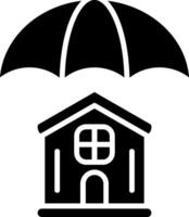 Insurance Glyph Icon vector