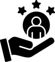 Values Glyph Icon vector