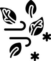 Wind Glyph Icon vector