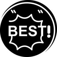 Best Glyph Icon vector