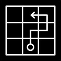 Chess Board Glyph Icon vector