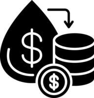 Commodities Glyph Icon vector