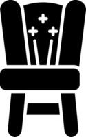 Chair Glyph Icon vector