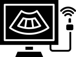 Echo Glyph Icon vector