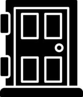 Door Glyph Icon vector