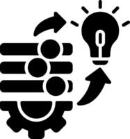 Modification Glyph Icon vector