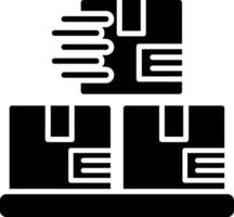 Logistics Glyph Icon vector