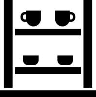 Shelving Glyph Icon vector