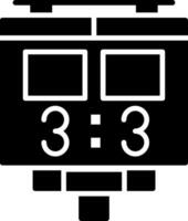 Scoring Glyph Icon vector