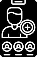 Stories Glyph Icon vector
