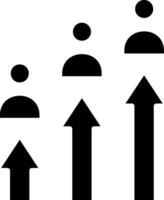 Upgrade Glyph Icon vector