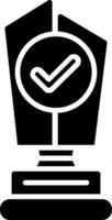 Trophy Cup Glyph Icon vector