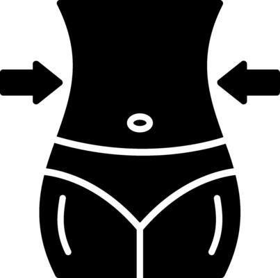 Waist Glyph Icon