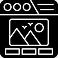 Call To Action Glyph Icon vector