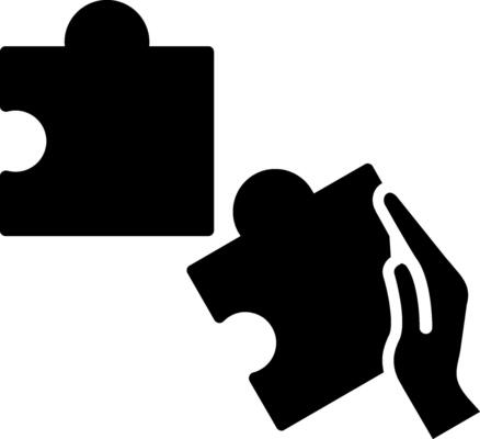 Collaboration Glyph Icon