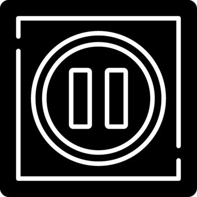 Pause Glyph Icon