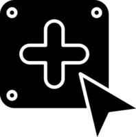 Add Glyph Icon vector