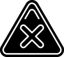 Alert Glyph Icon vector