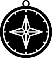Compass Glyph Icon vector