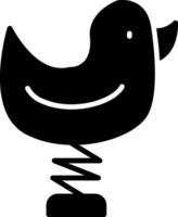 Kiddie Ride Glyph Icon vector