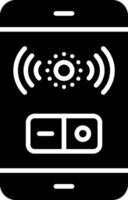 Ambient Sensor Glyph Icon vector