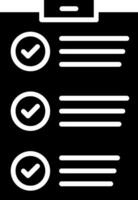 Action Glyph Icon vector
