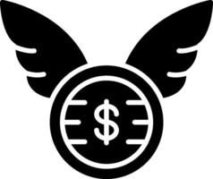 Cash Glyph Icon vector