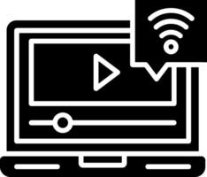 Free Wifi Glyph Icon vector