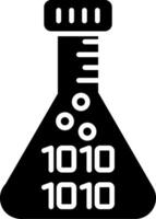 Flask Glyph Icon vector