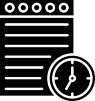Journal Glyph Icon vector