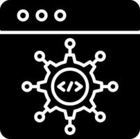 Framework Glyph Icon vector