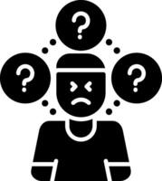 Memory Glyph Icon vector