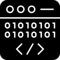Programming Glyph Icon vector