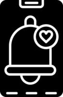 Reminder Glyph Icon vector