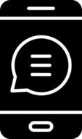 Smartphone Glyph Icon vector