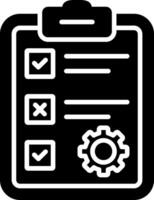 Test Glyph Icon vector