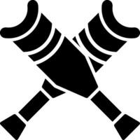 Amputation Glyph Icon vector