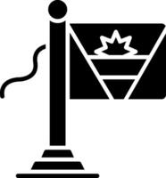 Antigua And Barbuda Flag Glyph Icon vector