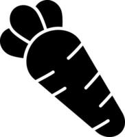 Carrot Glyph Icon vector