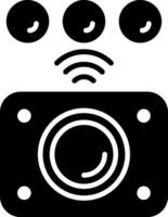 Color Sensor Glyph Icon vector