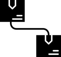 Connection Glyph Icon vector