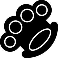 Knuckles Glyph Icon vector