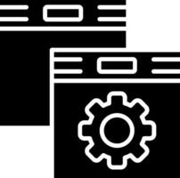 Platform Glyph Icon vector