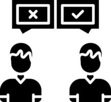 Review Glyph Icon vector