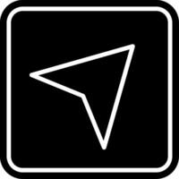 Send Glyph Icon vector