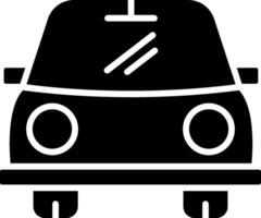 Taxi Glyph Icon vector