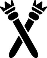 Scepter Glyph Icon vector